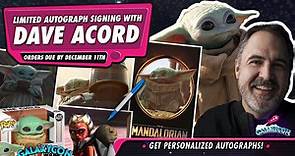 David Acord Limited Autograph Signing Until December 11th