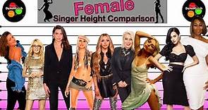 Female Singer Height Comparison