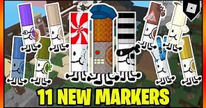 How to get the 11 NEW MARKERS + BADGES in FIND THE MARKERS || Roblox