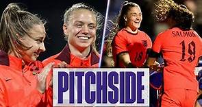 Catch The Action Up Close As Jess Park Scores With Her First Touch & Lionesses Debutants | Pitchside
