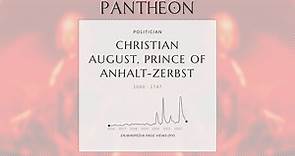 Christian August, Prince of Anhalt-Zerbst Biography - Prince of Anhalt-Zerbst
