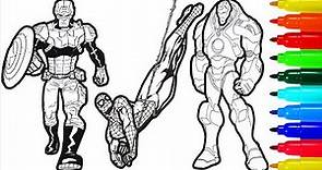 Superheros Age of Ultron Coloring Pages