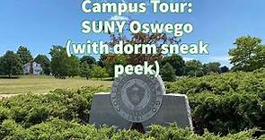 College Outdoor Campus Tour: SUNY Oswego with Dorm Sneak Peek, upstate New York