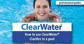 How To Use Clarifier In A Pool