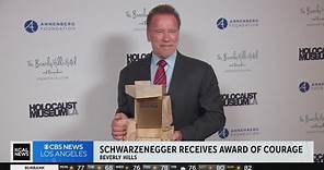 Arnold Schwarzenegger receives Award of Courage