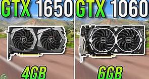 GTX 1650 4GB vs GTX 1060 6GB - Big Difference?