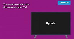 TV How to do a firmware update | MEDION Service
