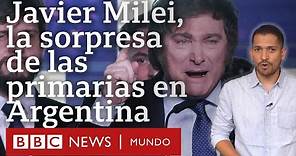 Quién es Javier Milei y cuáles son las propuestas con las que ganó las primarias en Argentina