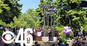 Morris Brown College celebrates after regaining full accreditation
