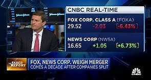 Faber Report: Fox, News Corp. weigh merger after decade-long split