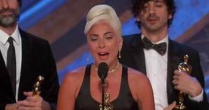 "Shallow" from "A Star Is Born" wins Best Original Song | Lady Gaga | 91st Oscars (2019)