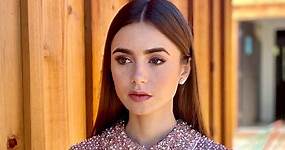 Lily Collins Shares First Photos Of Her Breathtaking Wedding Dress