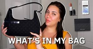 O QUE TEM NA MINHA BOLSA | itens essenciais + Calvin Klein Hobo bag review