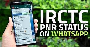 How to Check Your Railway PNR Status on WhatsApp