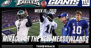 "Miracle at the New Meadowlands" (Eagles vs. Giants 2010, Week 15)