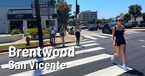 LOS ANGELES Brentwood 🇺🇸 Walking Tour 2023