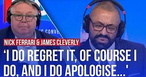 James Cleverly regrets his joke | LBC