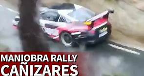 La maniobra de Santi Cañizares para salvar el golpe en una carrera de Rallyes | Diario AS