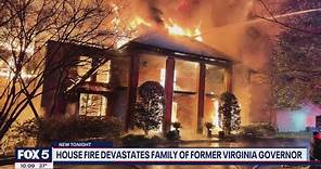 Home of former Virginia Governor and Senator Chuck Robb engulfed in flames | FOX 5 DC