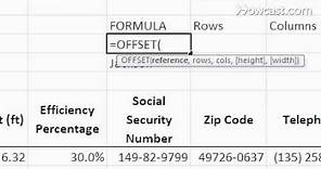 What's the Offset Function? | Microsoft Excel