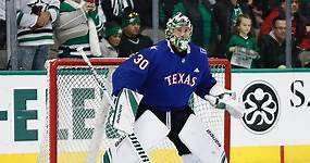 The Dallas Stars took the ice looking pretty slick in their special Rangers-themed jerseys