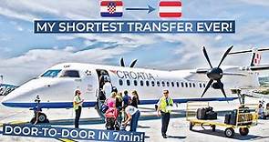 TRIPREPORT | Croatia Airlines (ECONOMY) | Split - Zagreb - Vienna | De Havilland Dash 8 Q400
