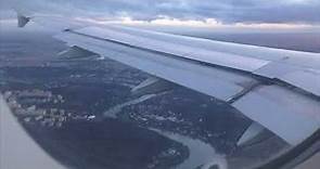 Flight and landing in Prague Airport ✈️