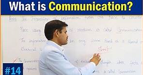 What is Communication ? | Defination of Communication -