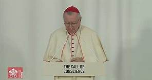 2023.12.03 Cardinal Secretary of State Pietro Parolin - Inauguration of the "Faith Pavilion" COP28