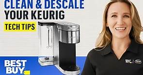 How to Descale a Keurig Coffee Maker - Tech Tips from Best Buy