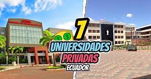 7 MEJORES Universidades Privadas En Ecuador 2024 😎👌