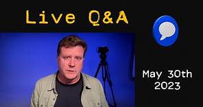 Live Q&A - Glen Morgan from We the Governed
