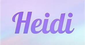 Significado de Heidi, nombre Alemán para tu bebe niño o niña (origen y personalidad)