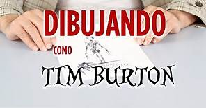 Cómo ser creativo con pocos trazos | Tutorial Acuarela | DIBUJANDO COMO TIM BURTON |Juan Linares