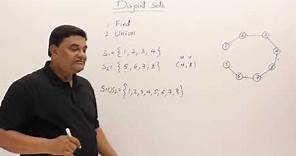 1.12 Disjoint Sets Data Structure - Weighted Union and Collapsing Find