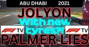 JOLYON PALMER - LYING ABOUT ABU DHABI