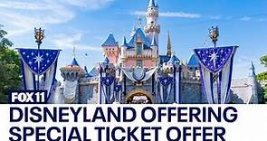 Disneyland's special ticket offer for kids