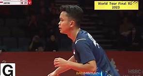 奈良岡功大 vs ギンティン World Tour Final Badminton R1 2023