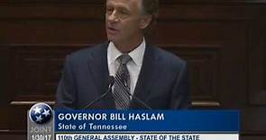 Gov Bill Haslam : 2017 State of the State Speech