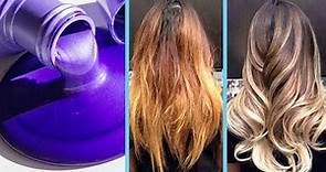 Como Matizar tu cabello con Shampoo morado