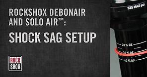 RockShox Debon Air and Solo Air Rear Shock Sag Setup