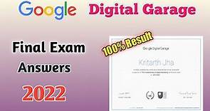 Google Digital Marketing Garage Certification Final Exam Answers | 2023 updated
