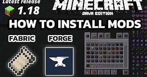 Minecraft Java 1.18 How To Install Mods (Download Fabric & Forge Mods)