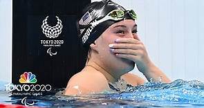 Gia Pergolini, 17, smashes own 100m backstroke WR to win gold | Tokyo 2020 Paralympics | NBC Sports