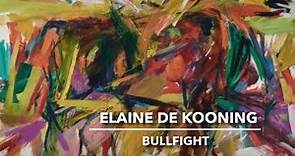 Art History | Elaine De Kooning | Bullfight | Abstract Expressionism
