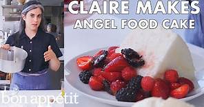 Claire Makes Angel Food Cake | From the Test Kitchen | Bon Appétit
