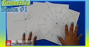 Como trazar las lineas guías para dibujar un Mandala