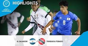 Concacaf Under-17 Championship 2023 Highlights | El Salvador vs Trinidad and Tobago
