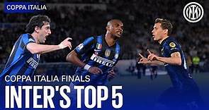COPPA ITALIA FINALS | TOP 5 GOALS ⚽⚫🔵