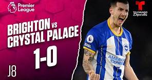 Highlights & Goals: Brighton vs. Crystal Palace 1-0 | Premier League | Telemundo Deportes